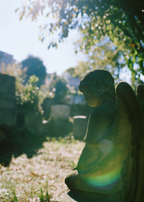 Stone Angel Graveyard Statue